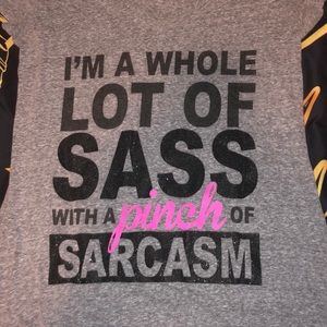 Sparkly shirt perfect for the mouthy teen